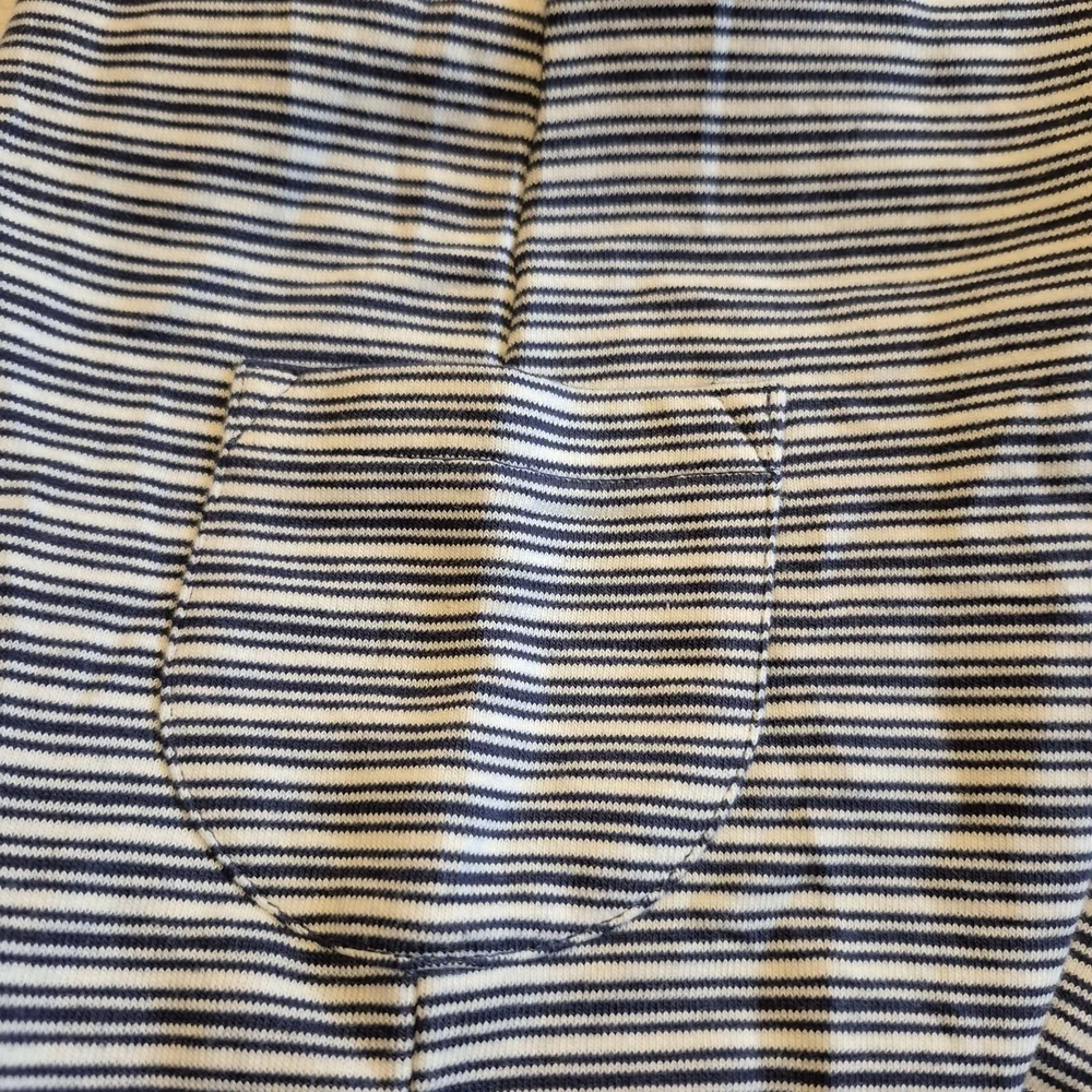 Marks & Spencer boys size 12-18 months Blue & White Striped dungarees NWOT - Picture 6 of 7